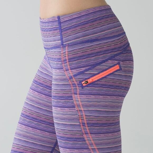 Lululemon Run Top Speed Crop Leggings EUC - Picture 5 of 11